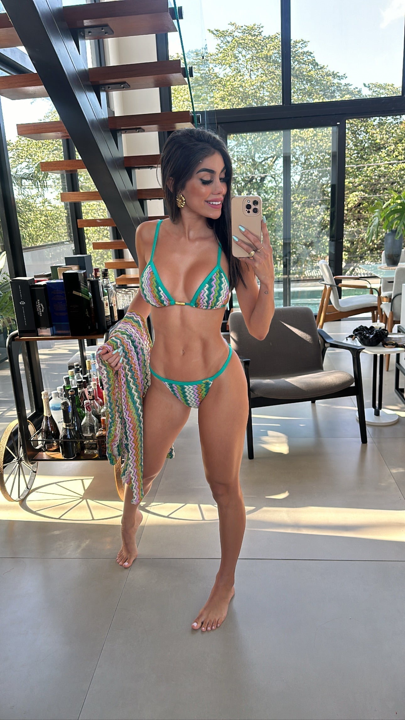 Biquini Anitta Signature Esmeralda/Nude