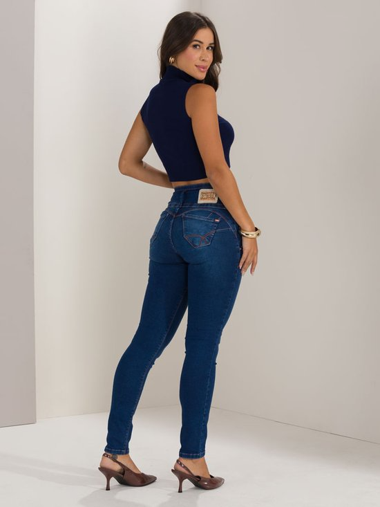 Calça Feminina Jeans Skinny Modeladora