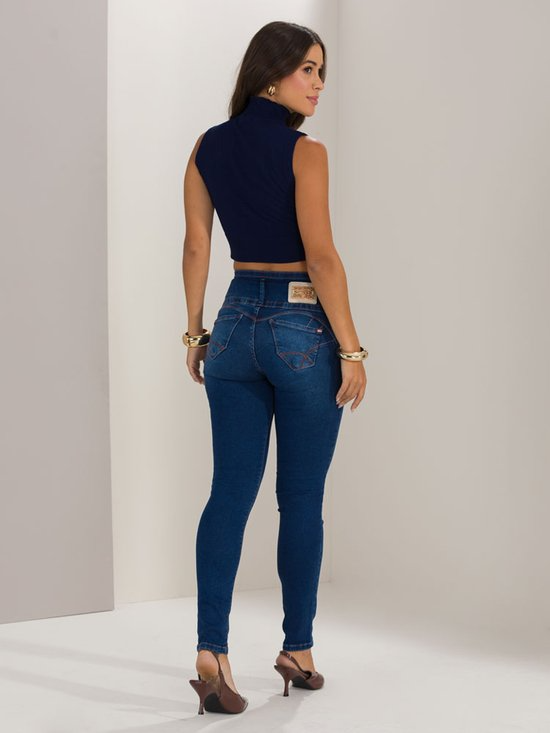 Calça Feminina Jeans Skinny Modeladora
