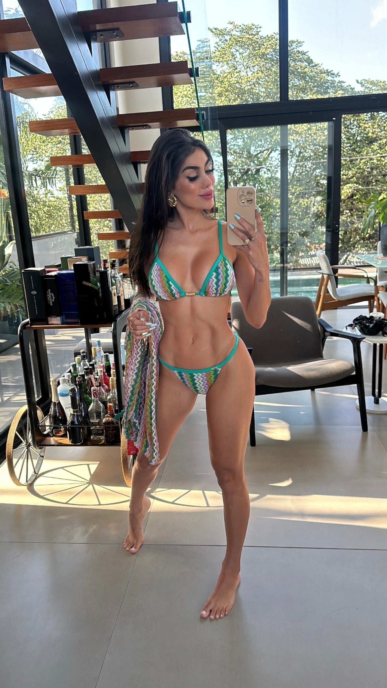 Biquini Anitta Signature Esmeralda/Nude