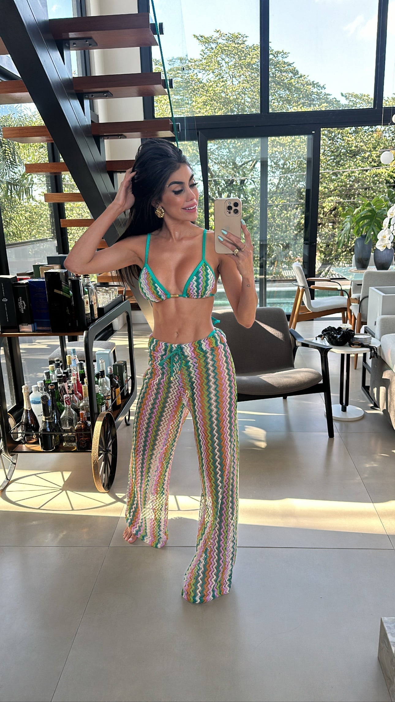 Biquini Anitta Signature Esmeralda/Nude