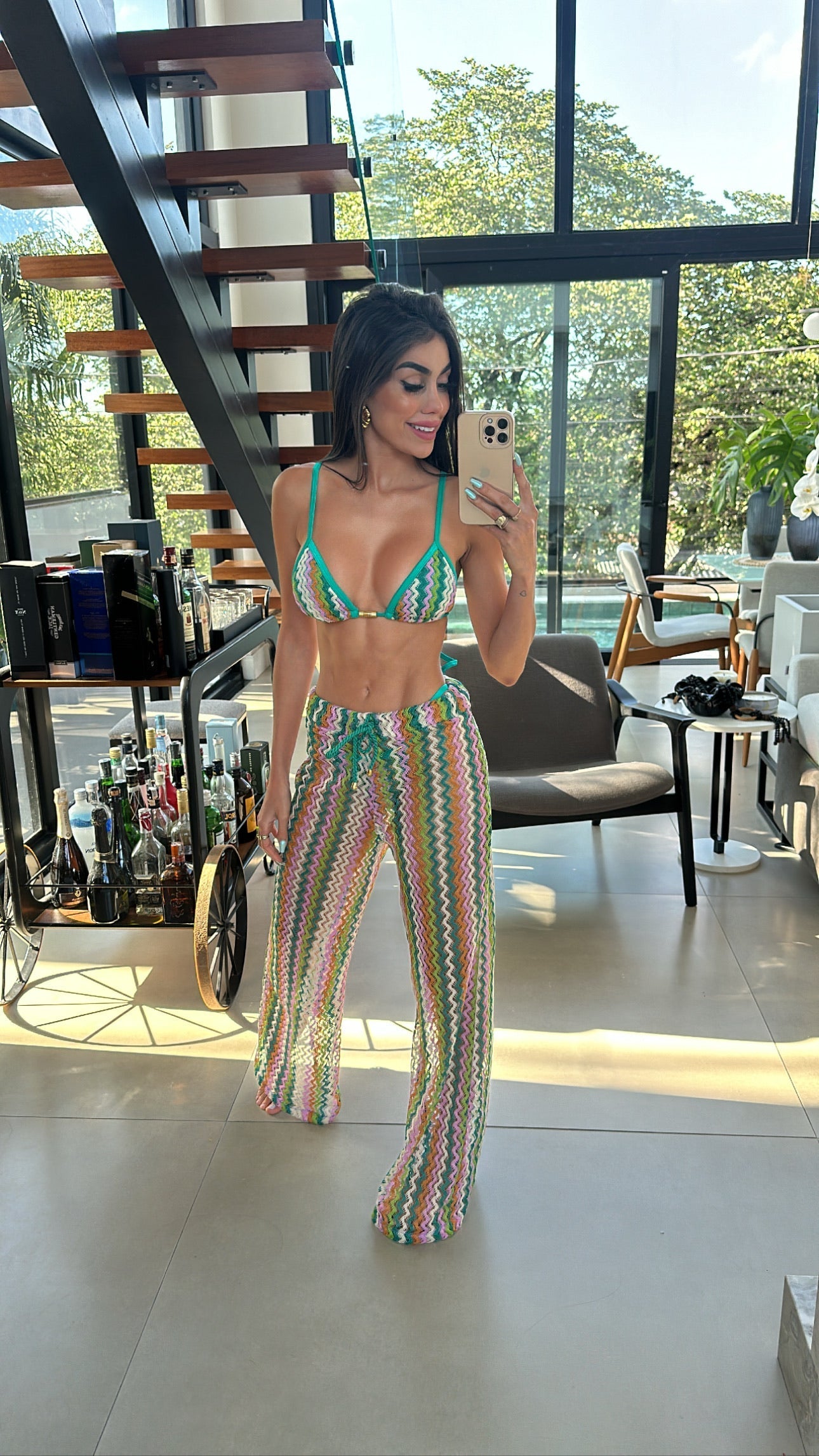 Biquini Anitta Signature Esmeralda/Nude