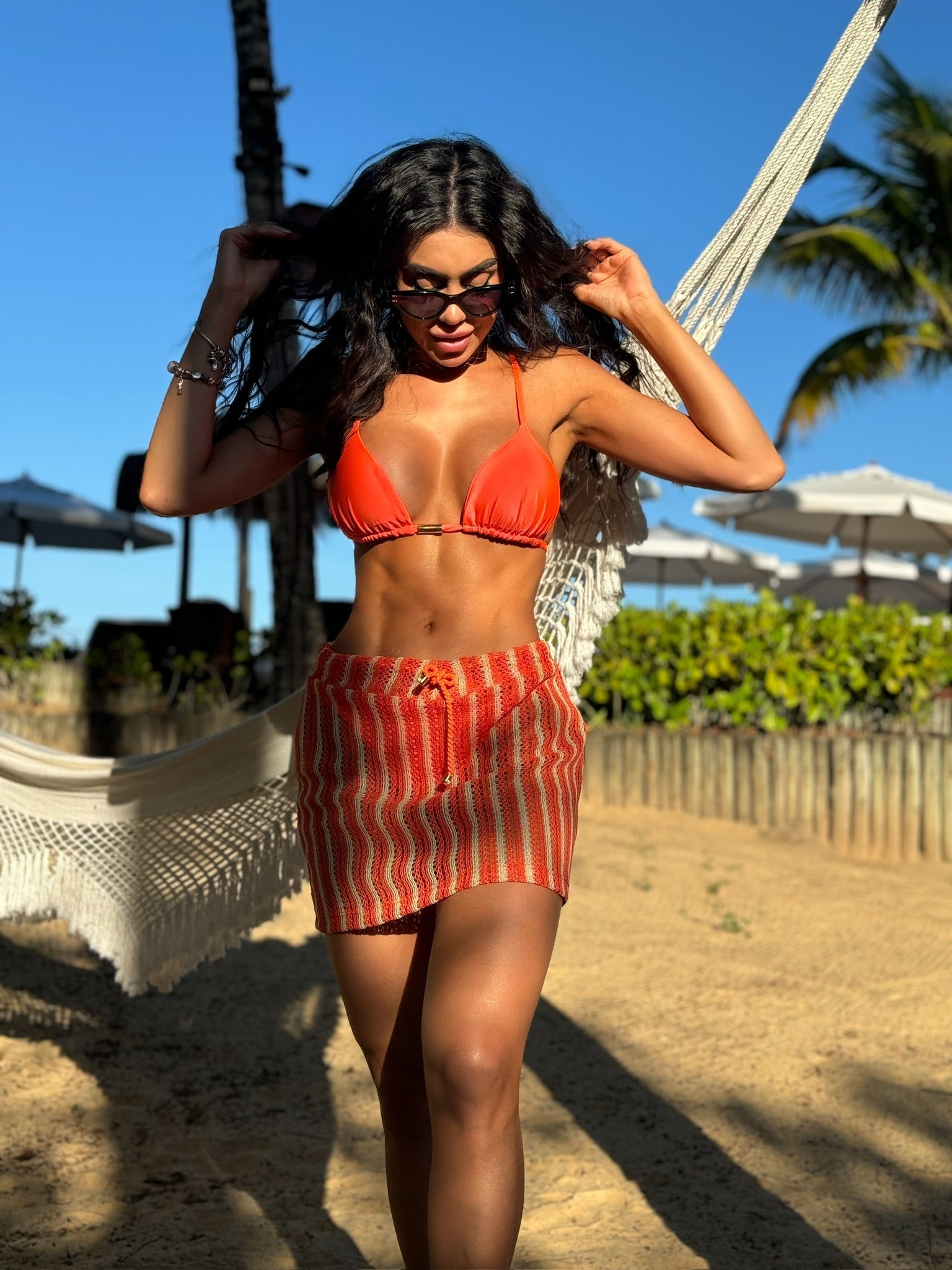 Biquini Genova Glow Laranja Neon