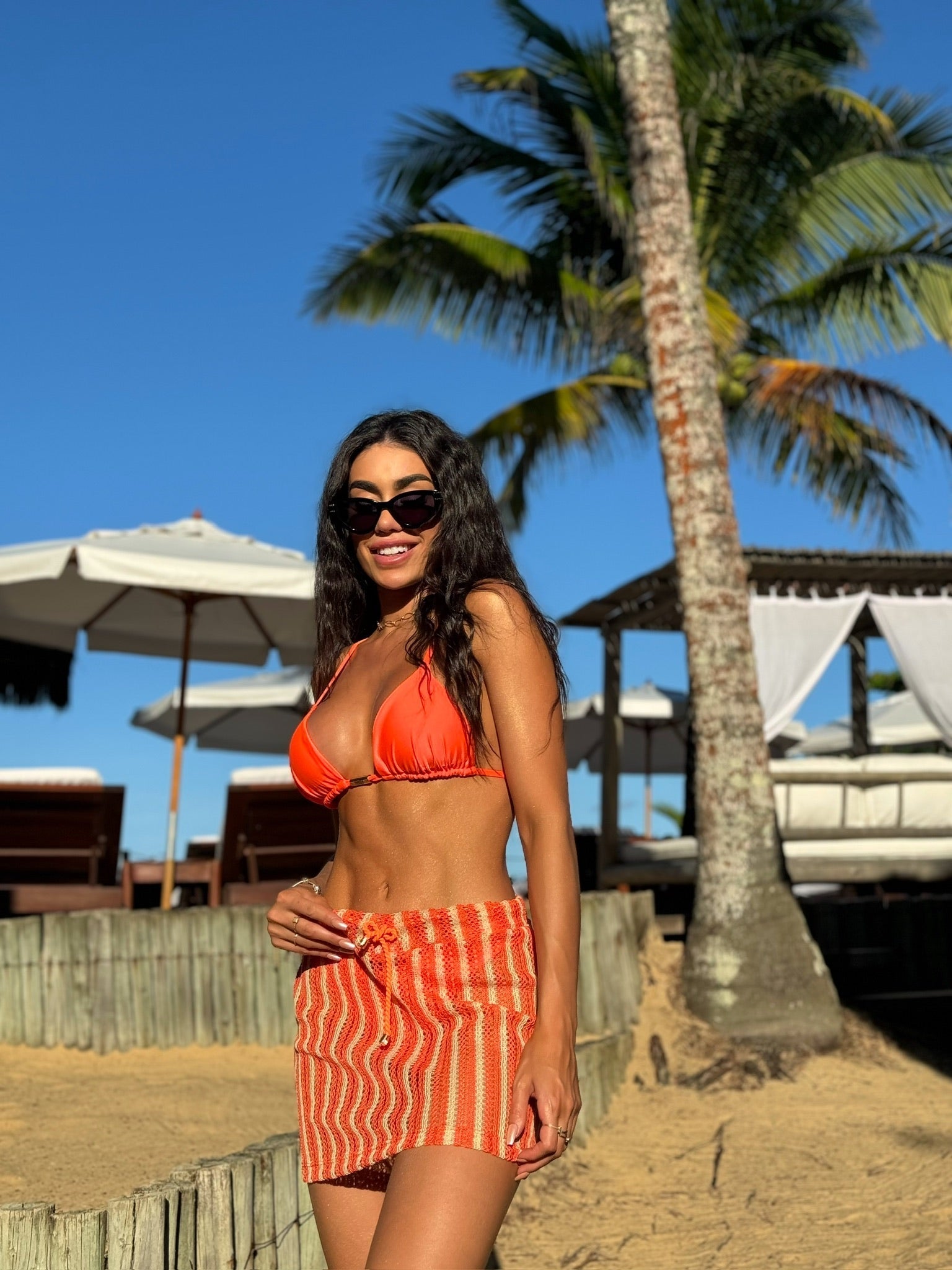 Biquini Genova Glow Laranja Neon