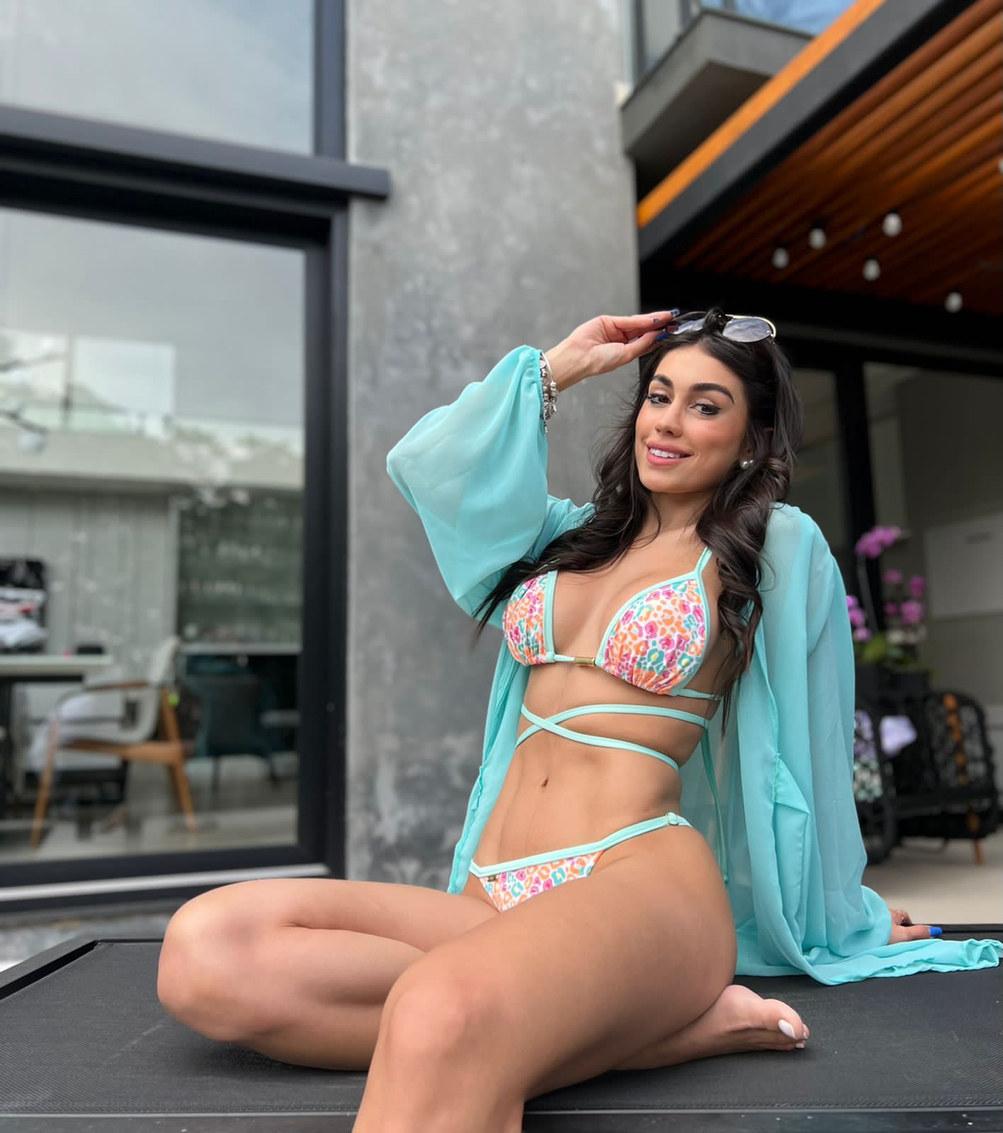 Biquini Anitta Animal Print Candy Colors