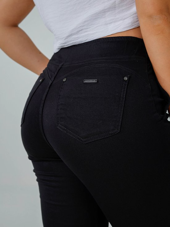 Calça Feminina Sarja Jogging Cós Elástico (Não Desbota)