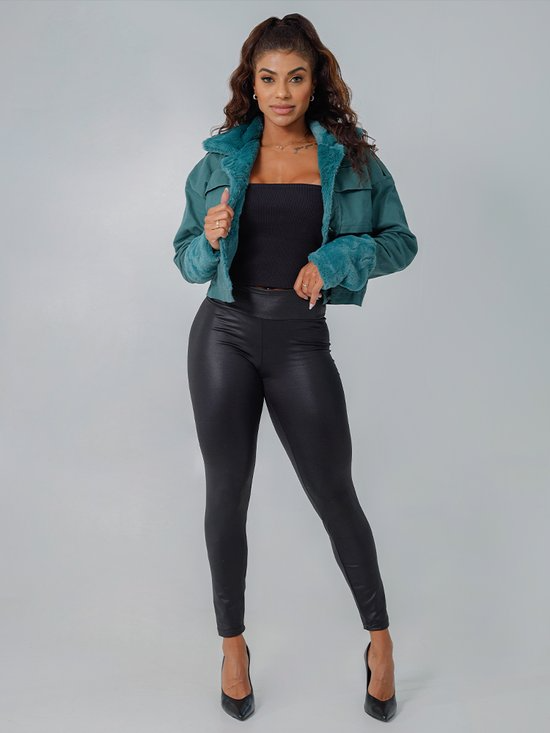 Calça Feminina Legging Cirrê Peluciada