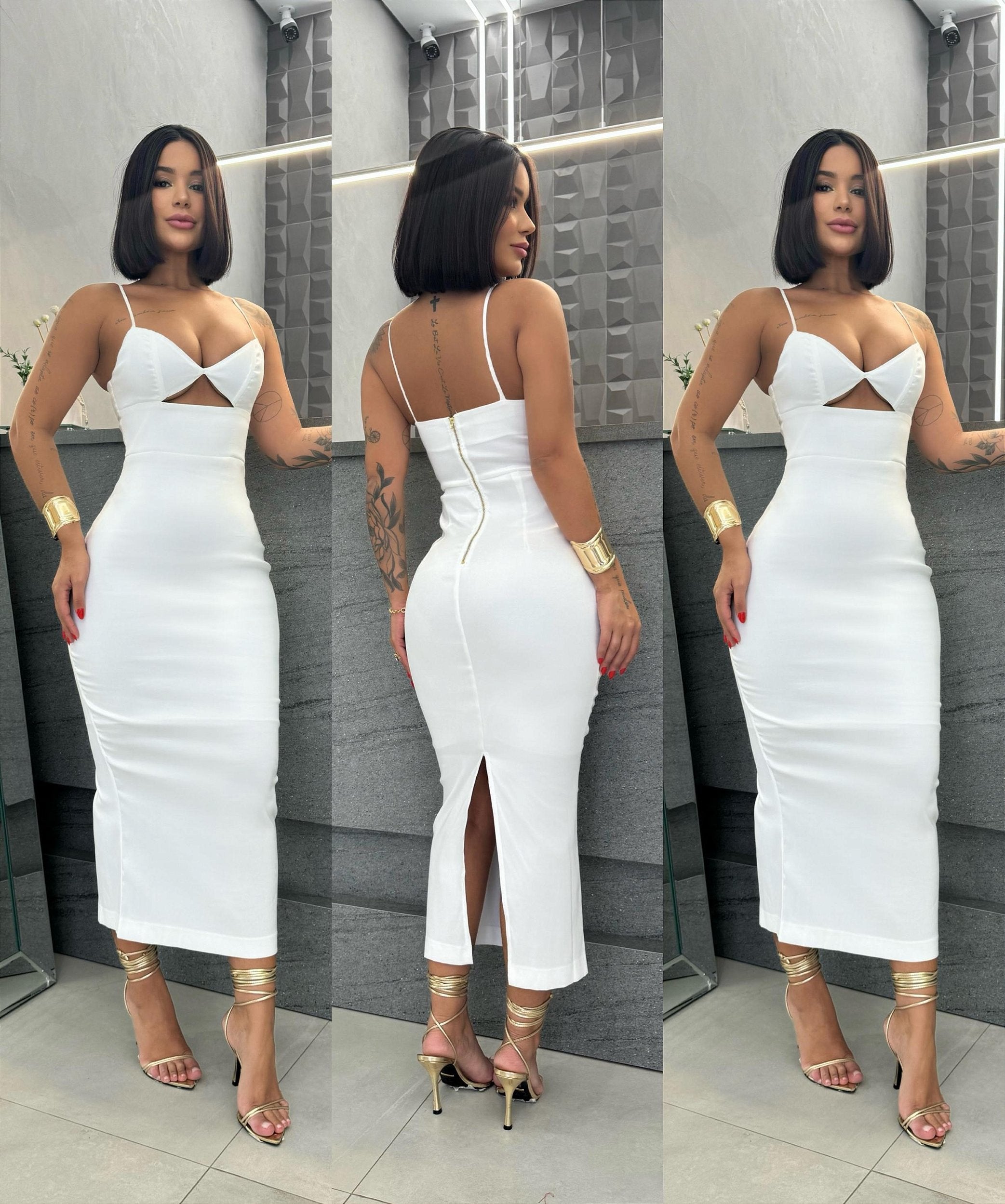 Vestido Midi Splash